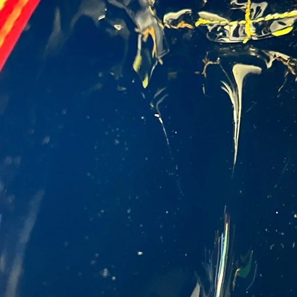 Dooney & Bourke Black Multicolor On the Go Cosmetic Bag Approx. 10 x 4 - Picture 6 of 7